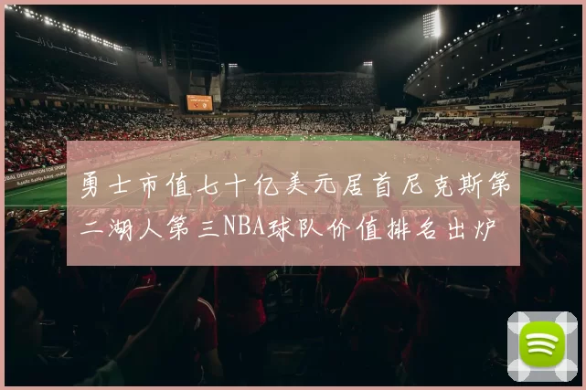 勇士市值七十亿美元居首尼克斯第二湖人第三NBA球队价值排名出炉